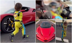 Scandalos: Un politician și-a lăsat fiul de 3 ani să conducă un Ferrari care accelerează de la 0 la 200 km/h în doar 6,7 secunde